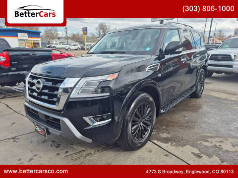 2022 Nissan Armada for sale at Better Cars in Englewood CO