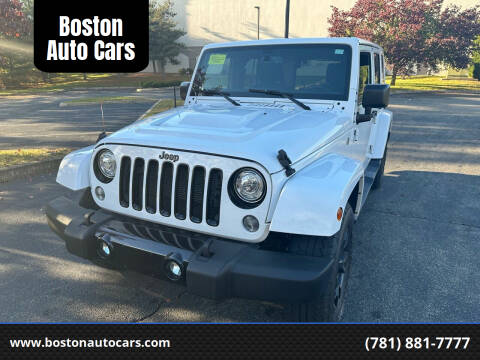 2017 Jeep Wrangler Unlimited for sale at Boston Auto Cars in Dedham MA
