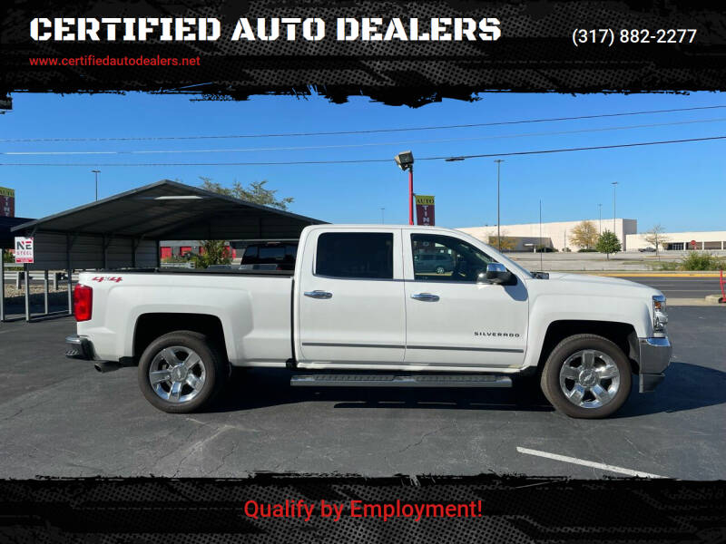 2018 Chevrolet Silverado 1500 for sale at CERTIFIED AUTO DEALERS in Greenwood IN