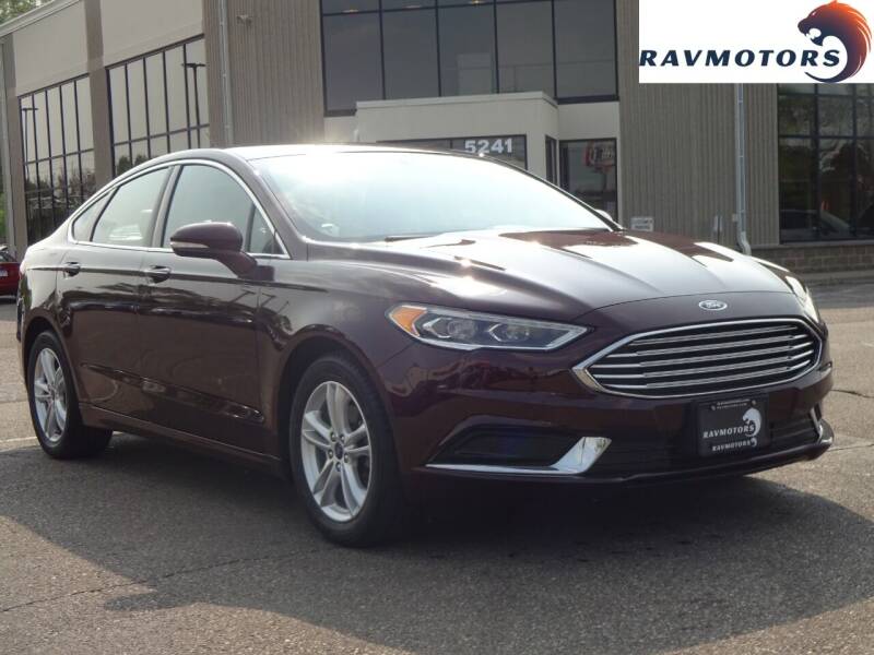 2018 Ford Fusion for sale at RAVMOTORS - CRYSTAL in Crystal MN