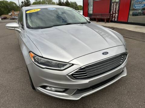 2017 Ford Fusion Hybrid for sale at 4 Wheels Premium Pre-Owned Vehicles in Youngstown OH