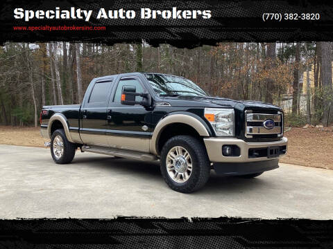 2012 Ford F-250 Super Duty for sale at Specialty Auto Brokers in Cartersville GA