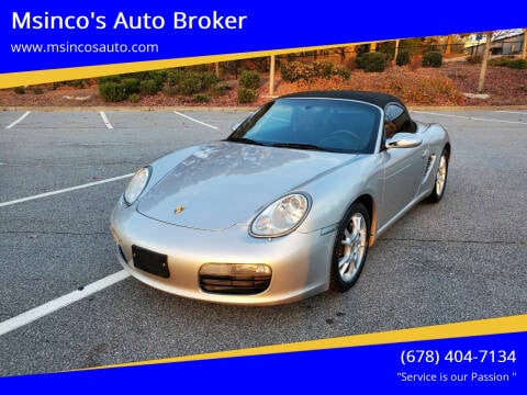 2007 Porsche Boxster for sale at Msinco's Auto Broker in Snellville GA