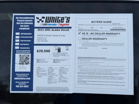 2021 GMC Acadia Denali