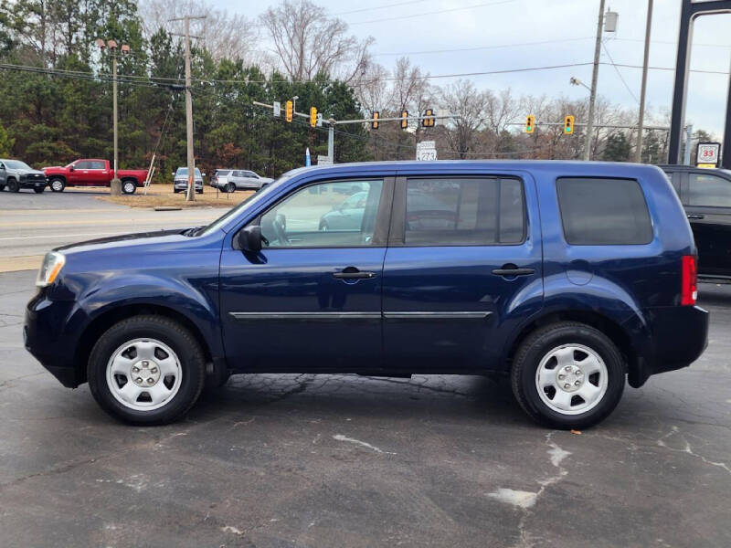 Used 2014 Honda Pilot LX with VIN 5FNYF4H22EB031628 for sale in West Point, VA
