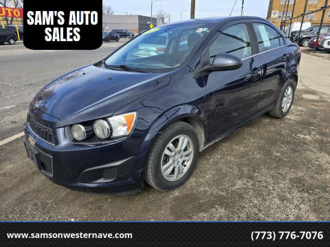 2015 Chevrolet Sonic for sale at SAM'S AUTO SALES in Chicago IL