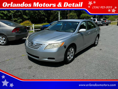 2007 Toyota Camry for sale at Orlandos Motors & Detail in Winston Salem NC