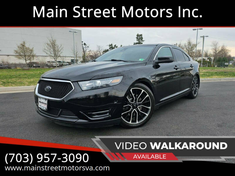 Used 2018 Ford Taurus SHO with VIN 1FAHP2KT7JG115260 for sale in Chantilly, VA