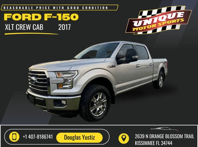 2017 Ford F-150 for sale at Unique Motor Sports in Kissimmee, FL