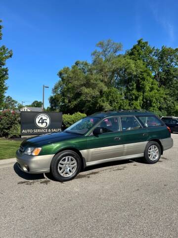 2000 Subaru Outback for sale at Station 45 AUTO REPAIR AND AUTO SALES in Allendale MI