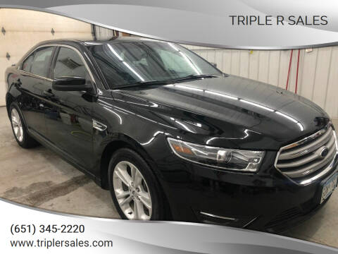 2016 Ford Taurus for sale at Triple R Sales in Lake City MN