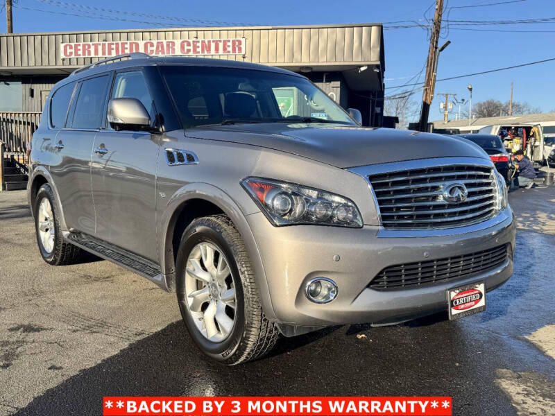 2014 Infiniti QX80 for sale at CERTIFIED CAR CENTER in Fairfax VA