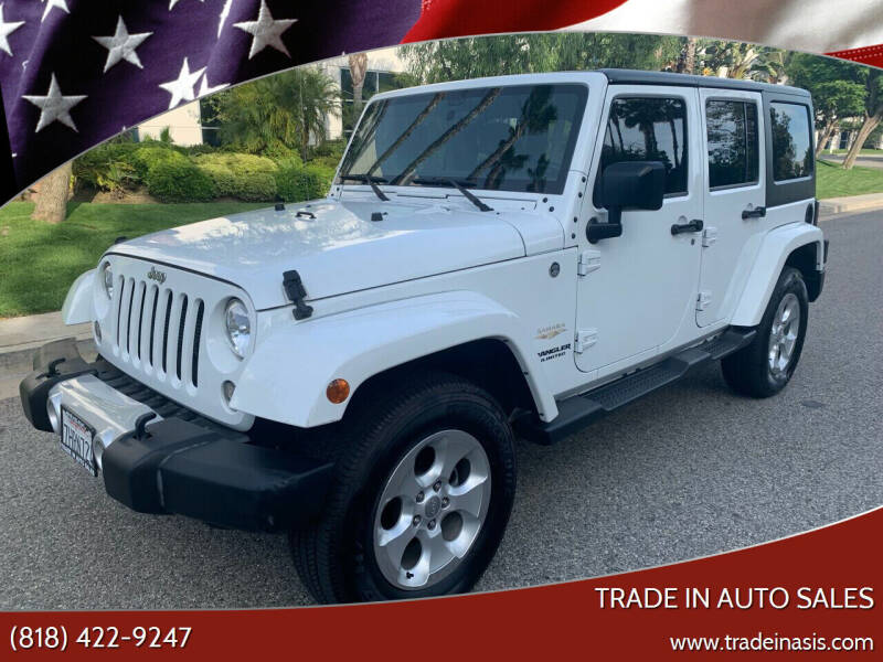 2015 Jeep Wrangler Unlimited for sale at Trade In Auto Sales in Van Nuys CA
