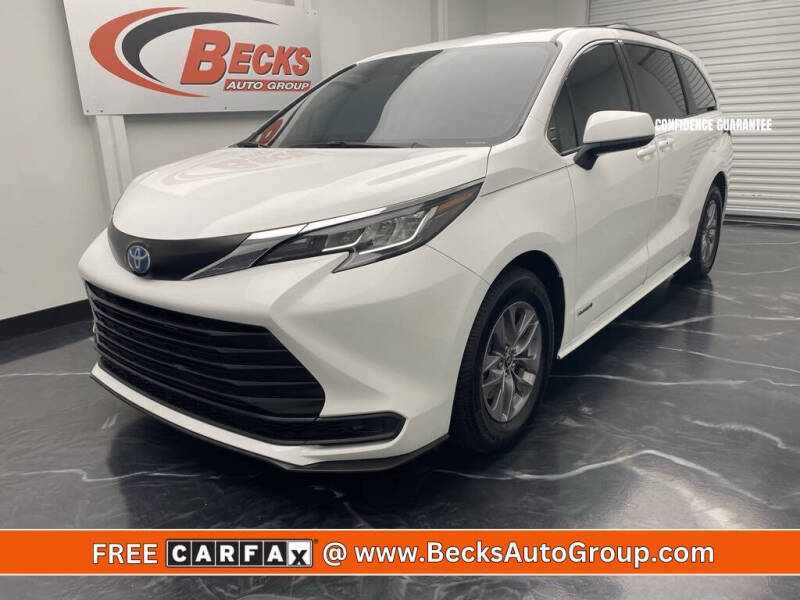 2021 Toyota Sienna for sale at Becks Auto Group in Mason OH