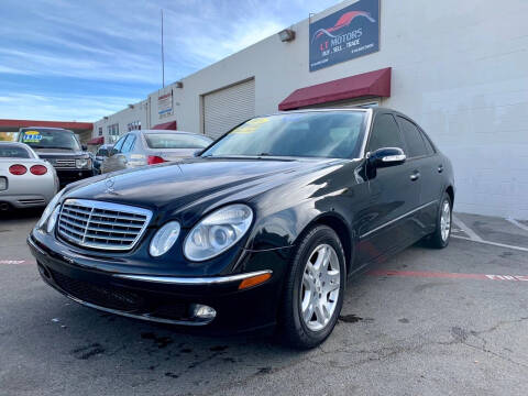 2006 Mercedes-Benz E-Class for sale at LT Motors in Rancho Cordova CA