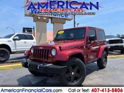 2012 Jeep Wrangler for sale at American Financial Cars in Orlando FL
