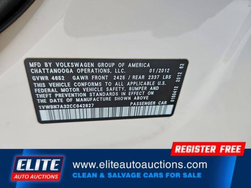2012 Volkswagen Passat
