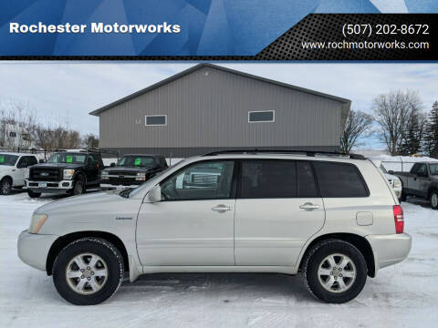 2003 Toyota Highlander for sale at Rochester Motorworks in Rochester MN