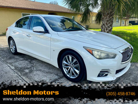 2014 Infiniti Q50 for sale at Sheldon Motors in Tampa FL