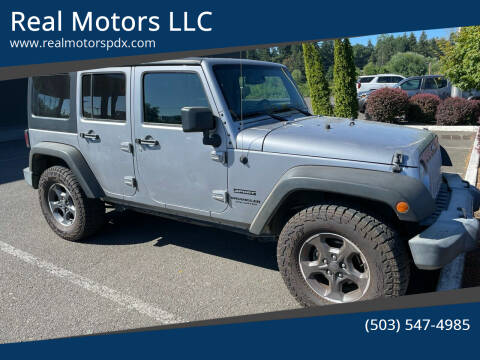2016 Jeep Wrangler Unlimited for sale at Real Motors LLC in Portland OR