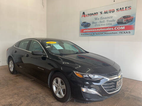 2019 Chevrolet Malibu for sale at Antonio's Auto Sales - Antonio`s  3001 in Pasadena TX