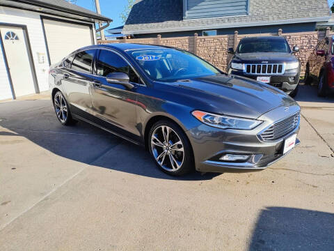 2017 Ford Fusion for sale at Triangle Auto Sales in Omaha NE