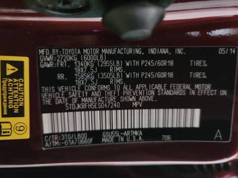 2014 Toyota Highlander XLE