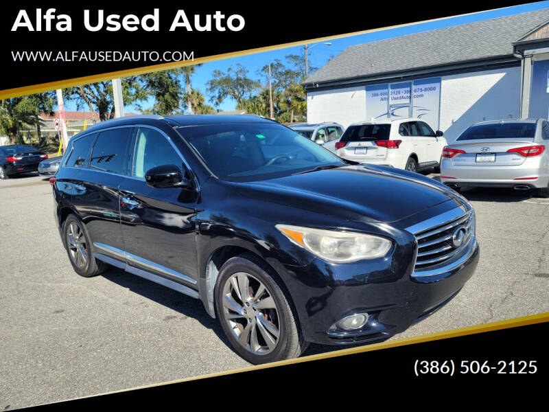 2014 Infiniti QX60 for sale at Alfa Used Auto in Holly Hill FL