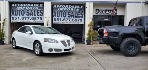 2009 Pontiac G6 for sale at Affordable Imports Auto Sales in Murrieta CA