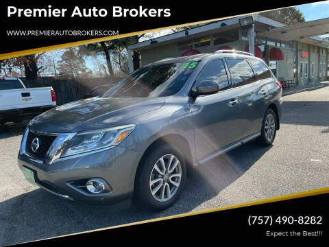 2015 Nissan Pathfinder for sale at Premier Auto Brokers in Virginia Beach VA