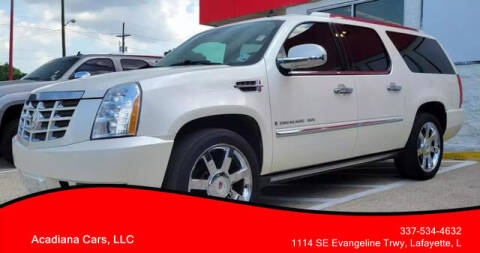 2009 Cadillac Escalade ESV for sale at Acadiana Cars in Lafayette LA