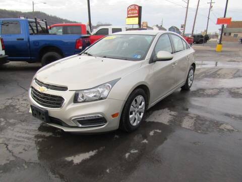 2015 Chevrolet Cruze for sale at Joe's Preowned Autos in Moundsville WV
