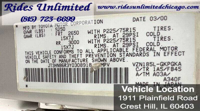 2000 Toyota 4Runner SR5