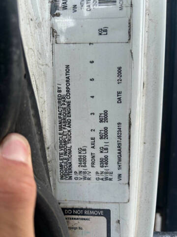 2007 International WorkStar 7400