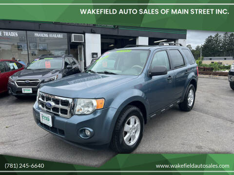 2011 Ford Escape for sale at Wakefield Auto Sales of Main Street Inc. in Wakefield MA