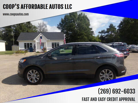 2019 Ford Edge for sale at COOP'S AFFORDABLE AUTOS LLC in Otsego MI