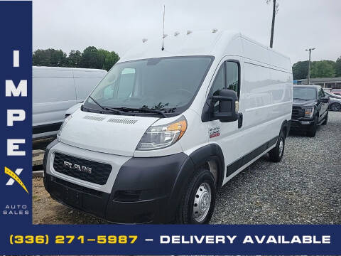 2021 RAM ProMaster for sale at Impex Auto Sales in Greensboro NC
