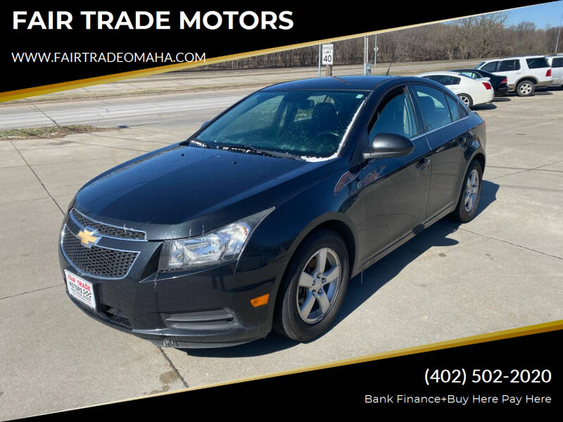 2012 Chevrolet Cruze for sale at FAIR TRADE MOTORS in Bellevue NE