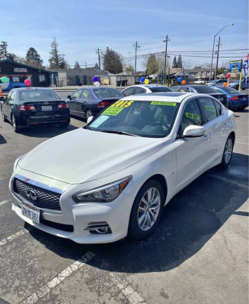 2015 Infiniti Q50 for sale at WESLEYS AUTO WORLD LLC in Oakdale CA