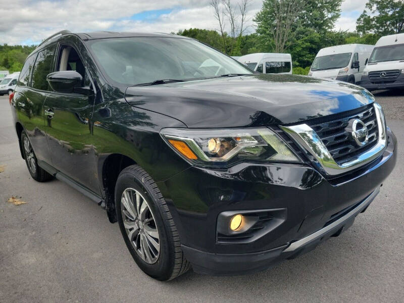 2018 Nissan Pathfinder for sale at HERSHEY'S AUTO INC. in Monroe NY