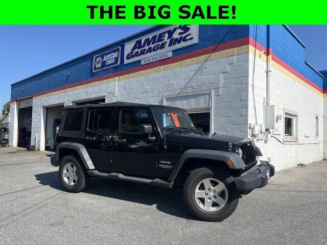 2015 Jeep Wrangler Unlimited for sale at Amey's Garage Inc in Cherryville PA