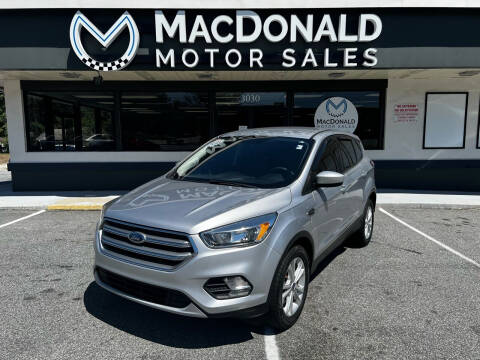 2017 Ford Escape for sale at MacDonald Motor Sales in High Point NC