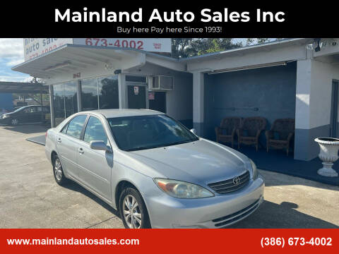 2004 Toyota Camry for sale at Mainland Auto Sales Inc in Daytona Beach FL