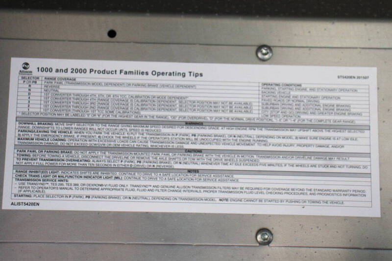 2020 Freightliner MT45 Chassis