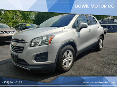 2016 Chevrolet Trax for sale at Bowie Motor Co in Bowie MD