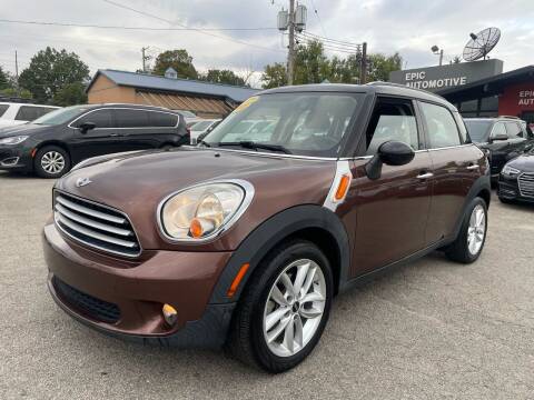 2013 MINI Countryman for sale at Epic Automotive in Louisville KY