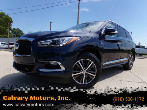 2017 Infiniti QX60 for sale at Calvary Motors, Inc. in Bixby OK
