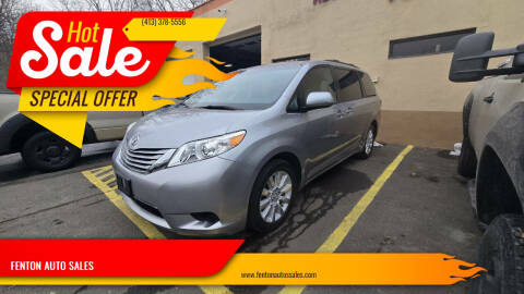 2015 Toyota Sienna for sale at FENTON AUTO SALES in Westfield MA