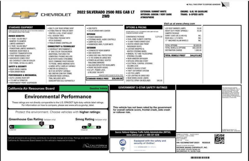 2022 Chevrolet Silverado 2500HD LT