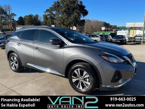 2021 Nissan Murano for sale at Van 2 Auto Sales Inc in Siler City NC